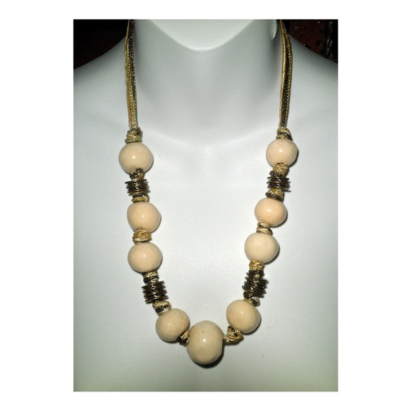 UNFINISHED OX BONE NECKLACE - Picture 1 of 7